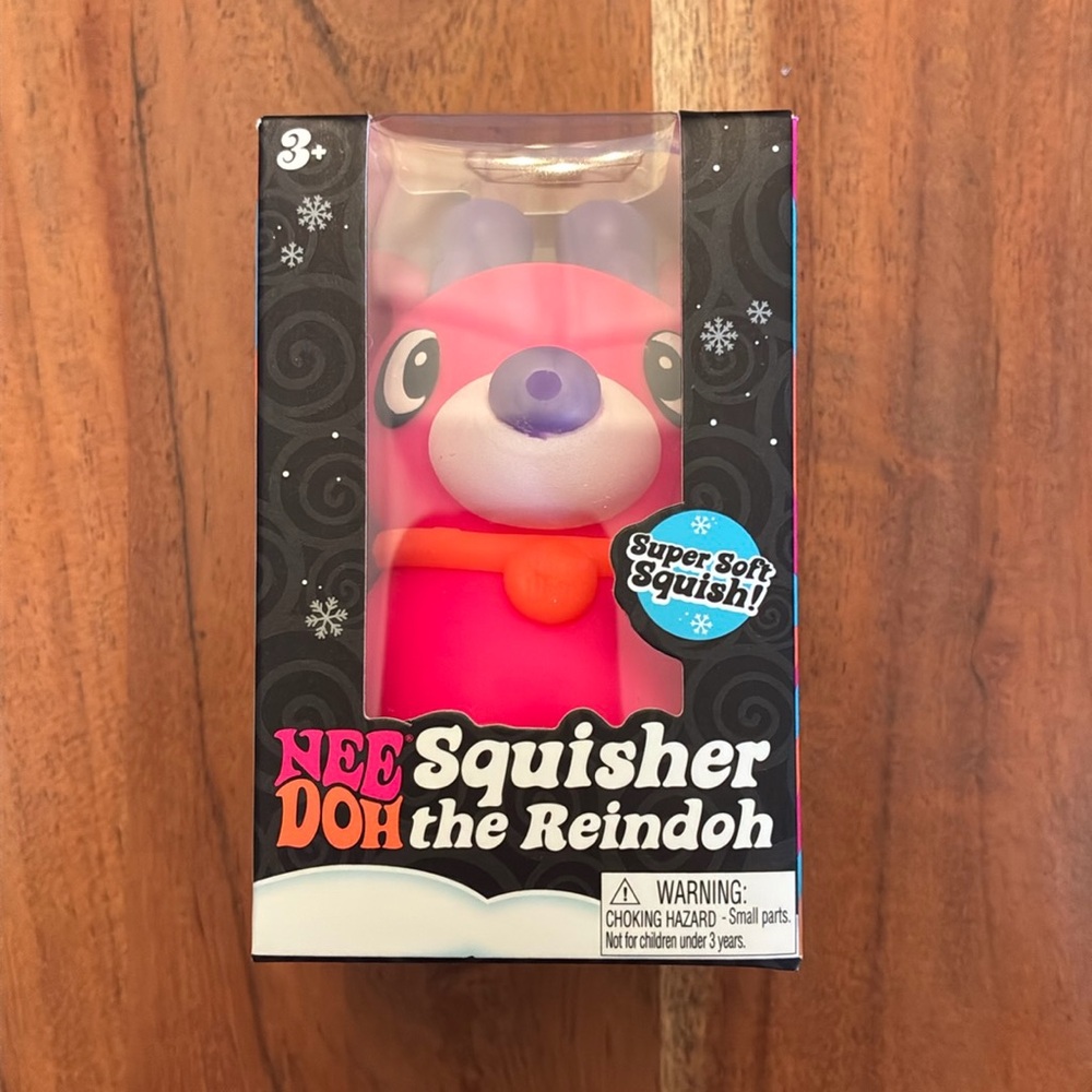 NeeDoh Squisher the Reindeer - Pink